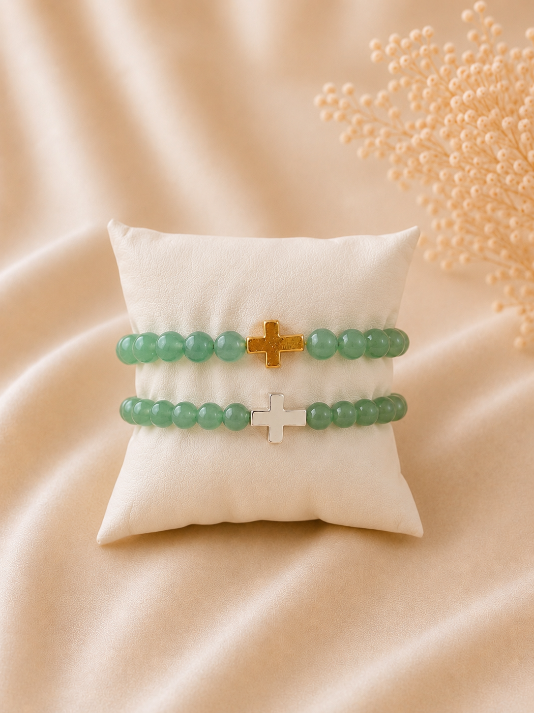 Cross Beaded Bracelets