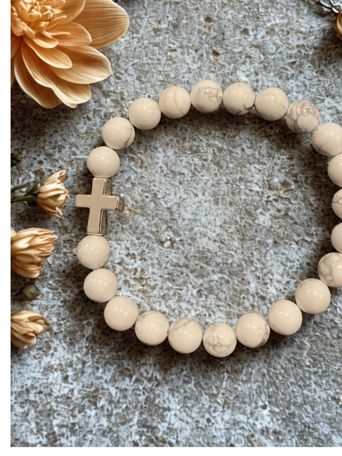 Cross Beaded Bracelet Handcrafted Jewelry Gift