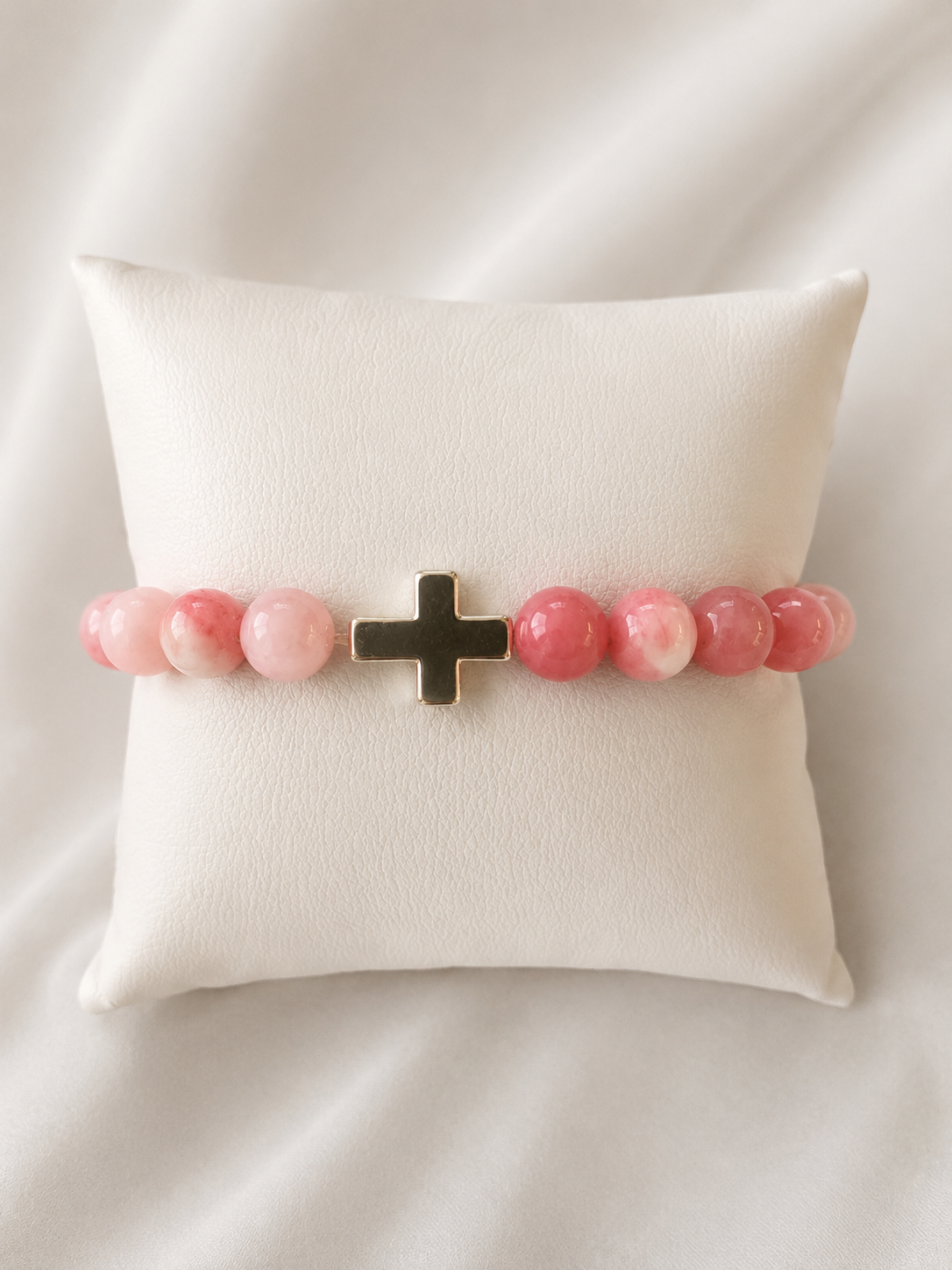 Cross Beaded Bracelet Handcrafted Jewelry