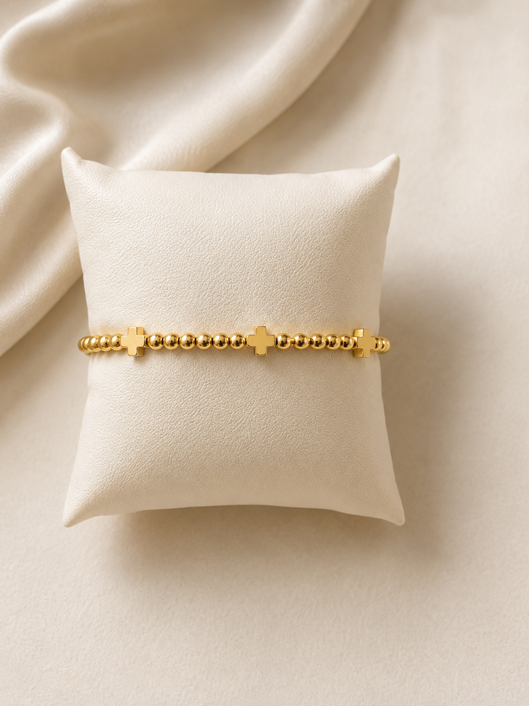 Inspiration Gold Cross Bracelet