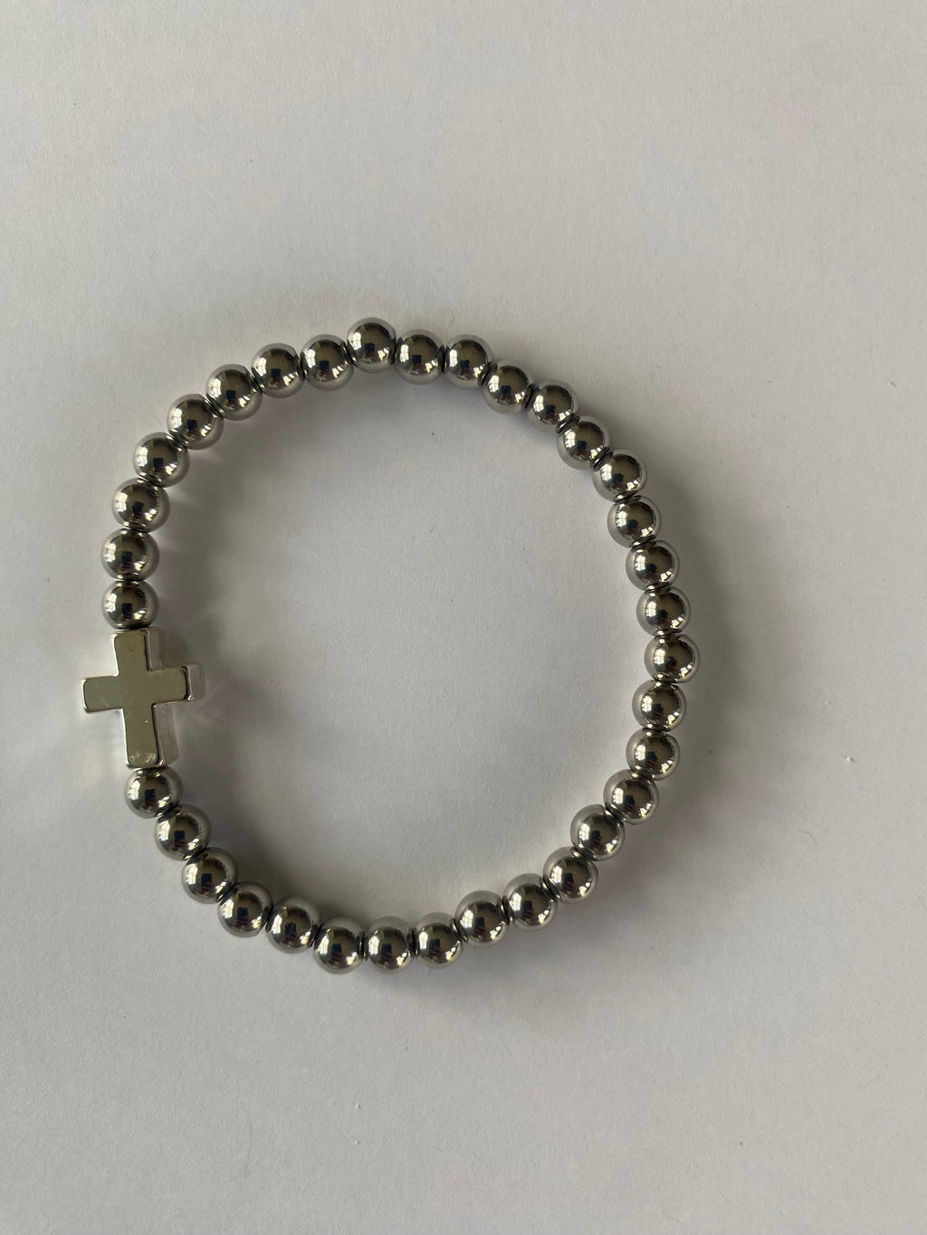 Cross Beaded Bracelet Handcrafted Jewelry Gift