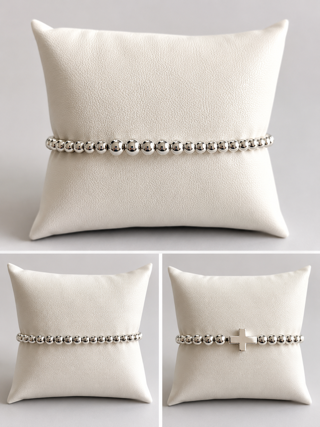 Cross Beaded Bracelet Handcrafted Jewelry Gift