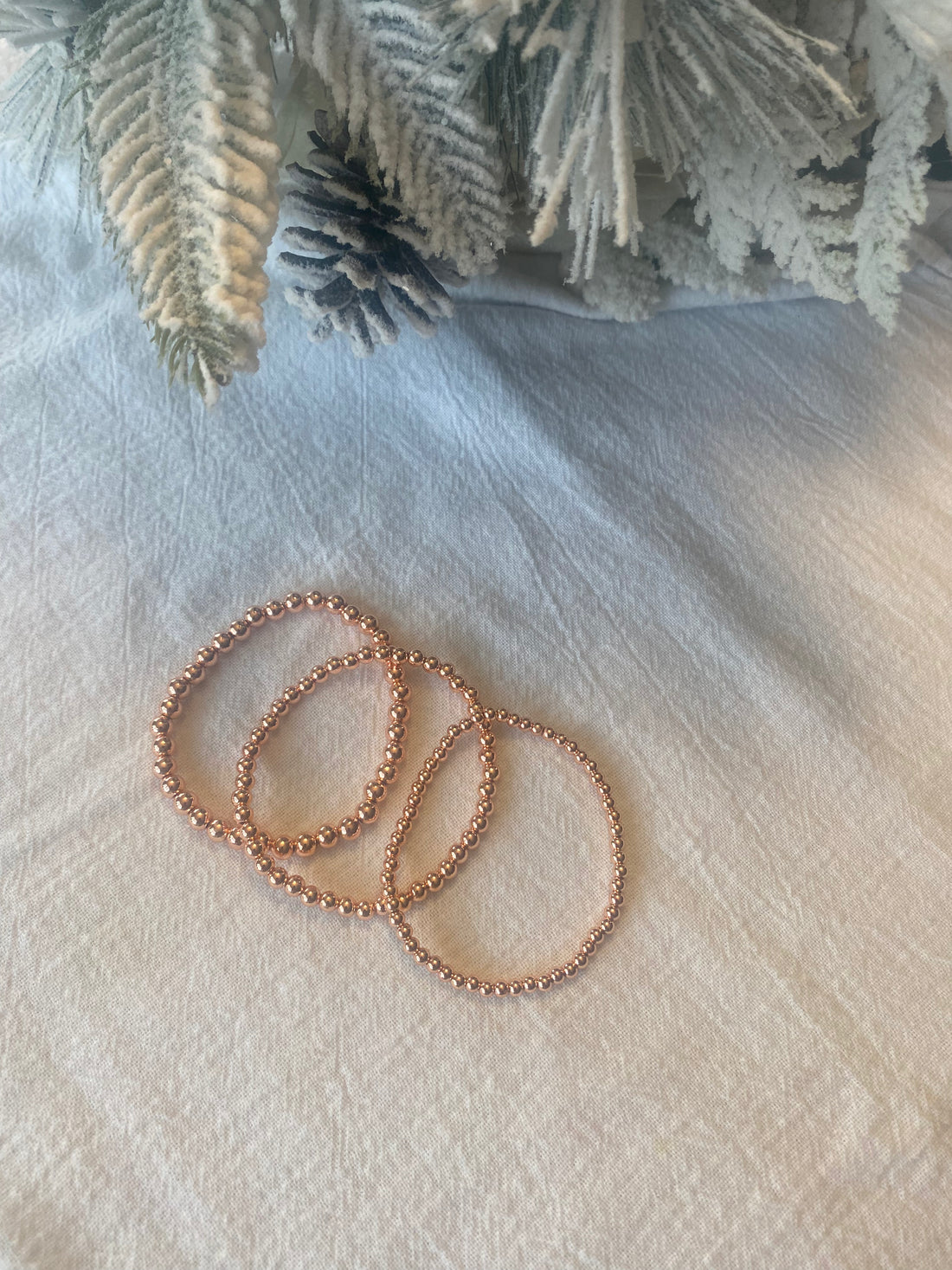 Rose Gold Bracelet Set - Handcrafted Jewelry Gift Collection