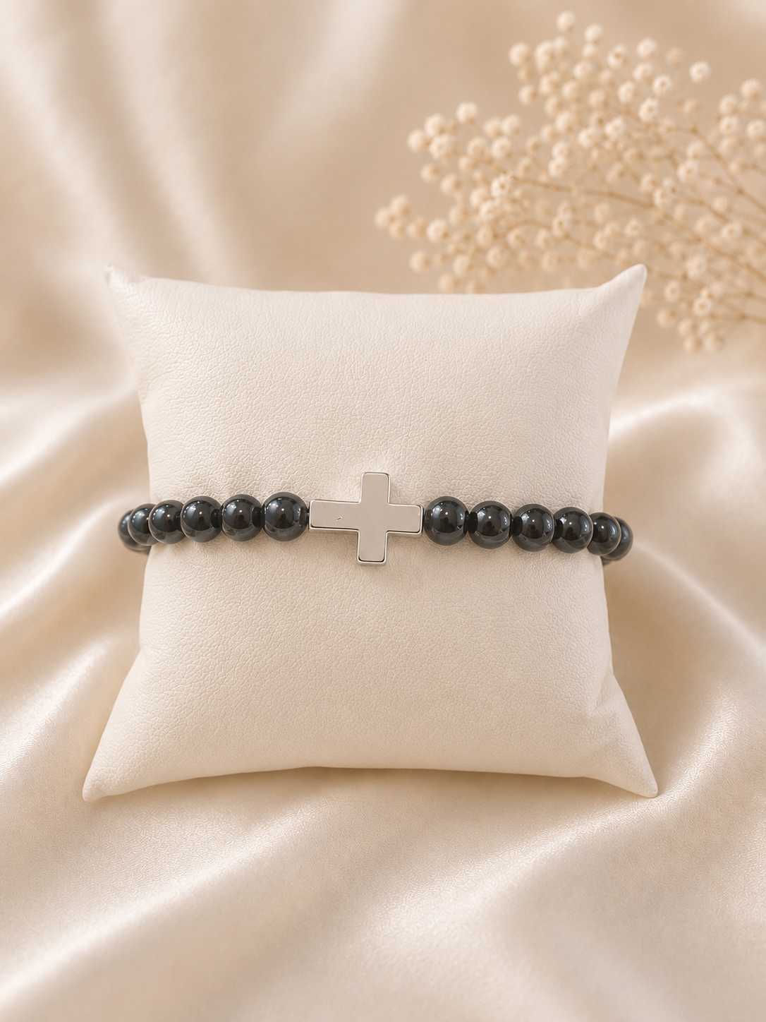 Cross Beaded Bracelet Handcrafted Jewelry