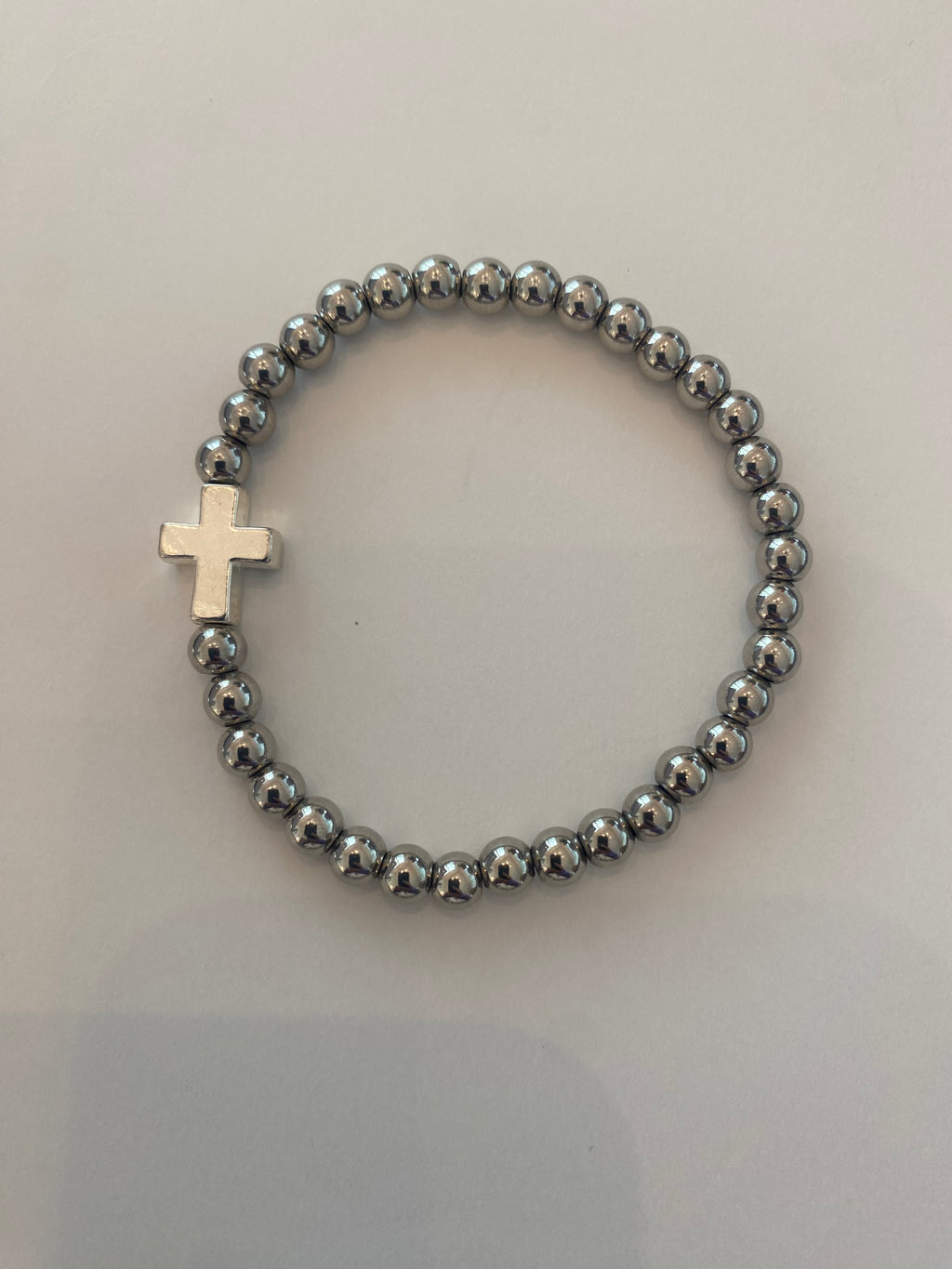 Cross Beaded Bracelet Handcrafted Jewelry Gift