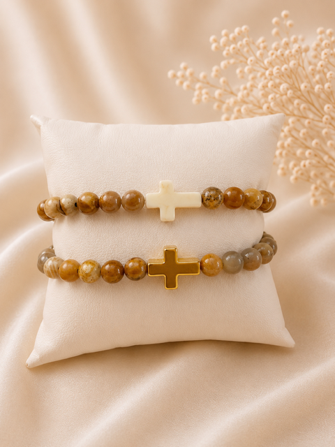 Cross Beaded Bracelets